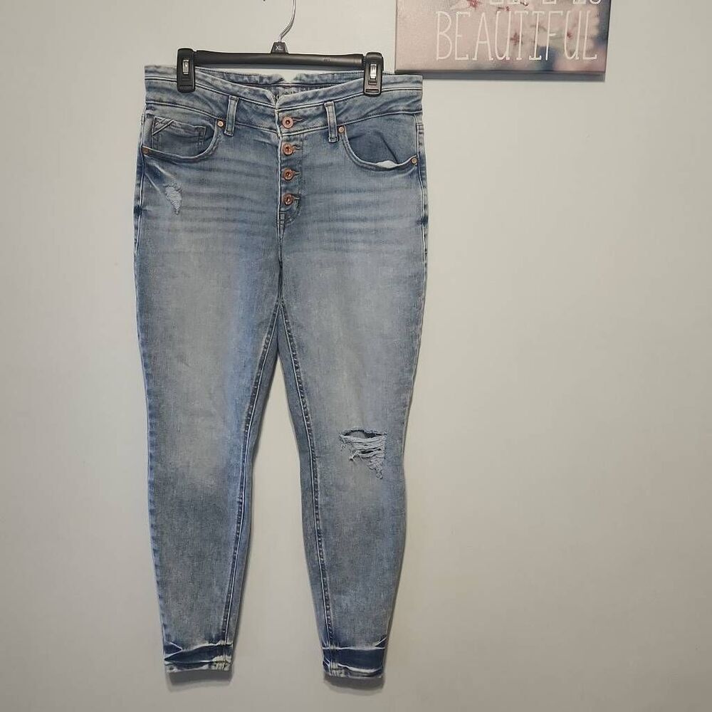 Maurices Light Blue Skinny Jeans